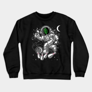 Astronaut Bowling Ethereum Classic ETH Coin To The Moon Crypto Token Cryptocurrency Blockchain Wallet Birthday Gift For Men Women Kids Crewneck Sweatshirt